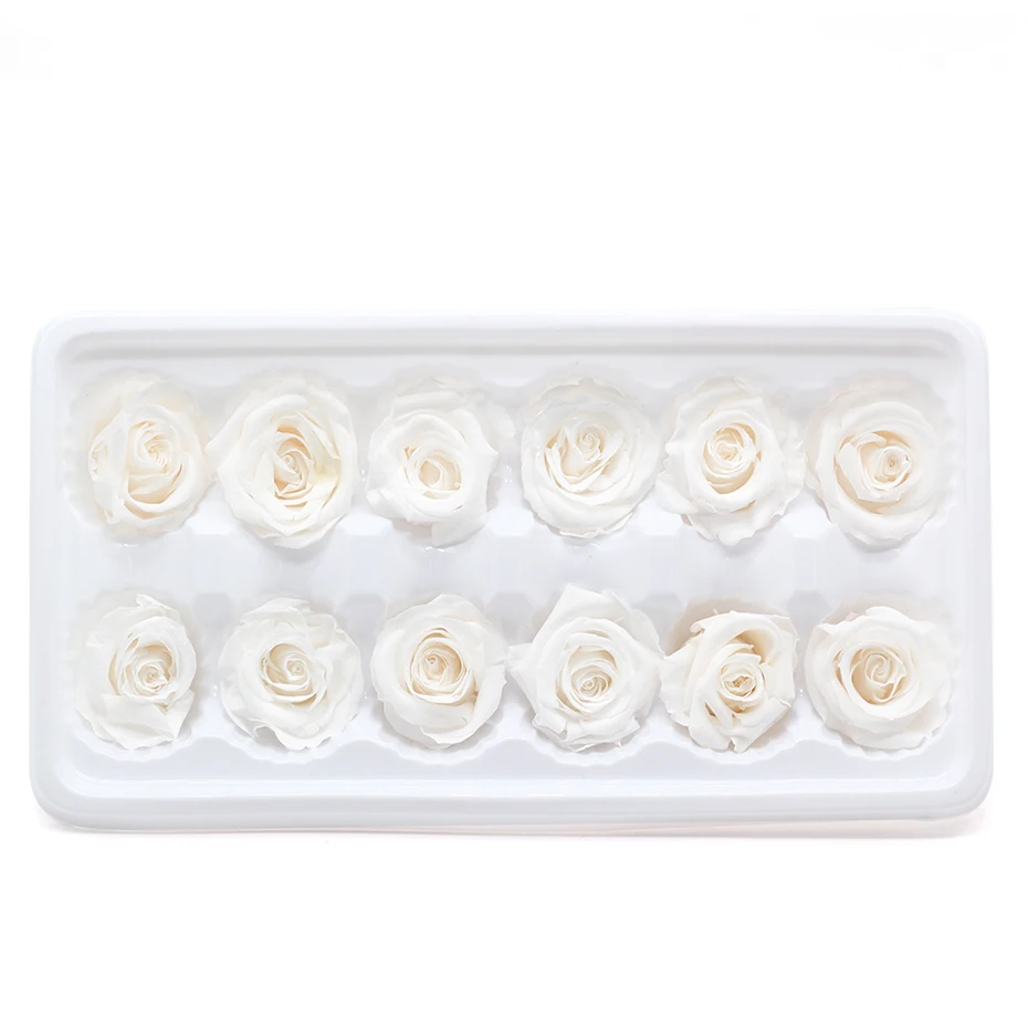 Настоящая Роза Eternelle Doos Natuurlijke Bewaard Bloem Rose 3-4 см Onsterfelijke Rose Valentijnsdag Gift Fleur Eternelle - Цвет: 032