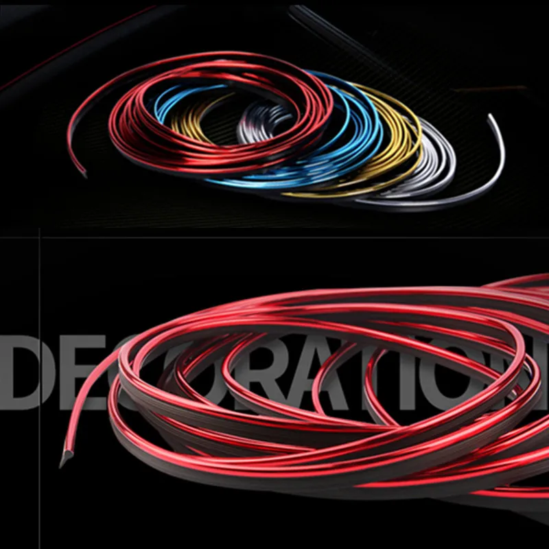 Универсальная автомобильная Декоративная полоса 5 м декоративная линия для