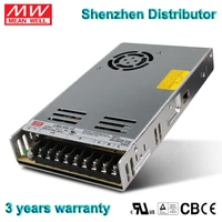 MEAN WELL power supply, 350W, 100% original from MEAN WELL company, LRS-350-12, 2pcs/lot, 3 years warranty.