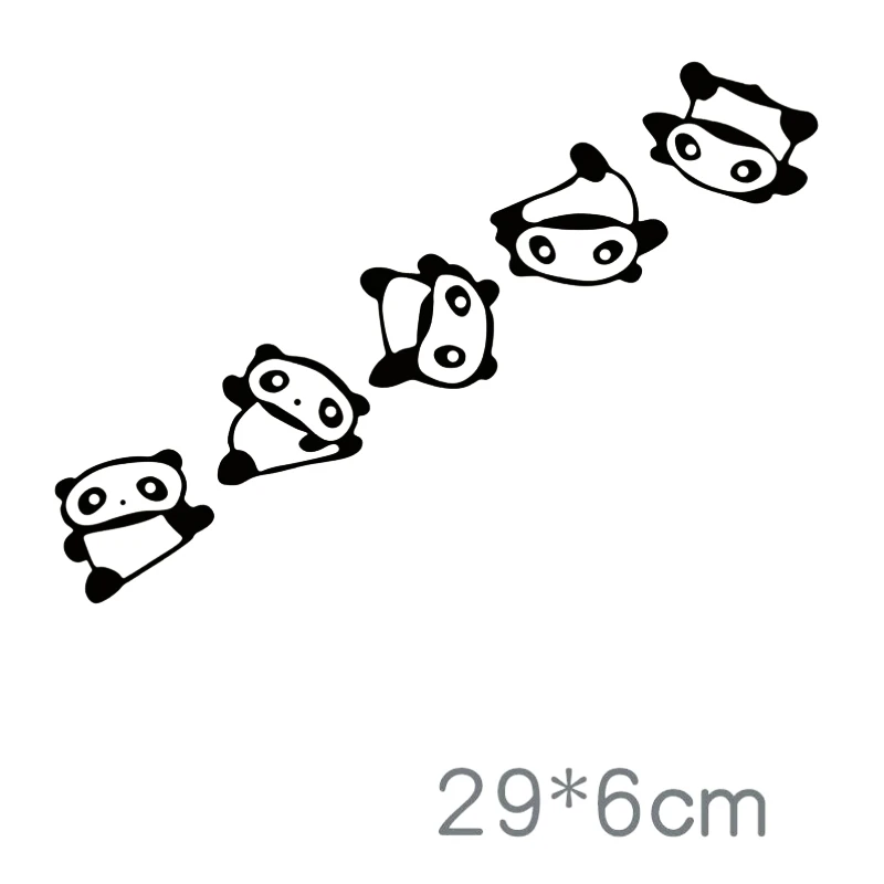 Алиавто забавная панда окклюзия царапины стикер автомобиля Наклейка для