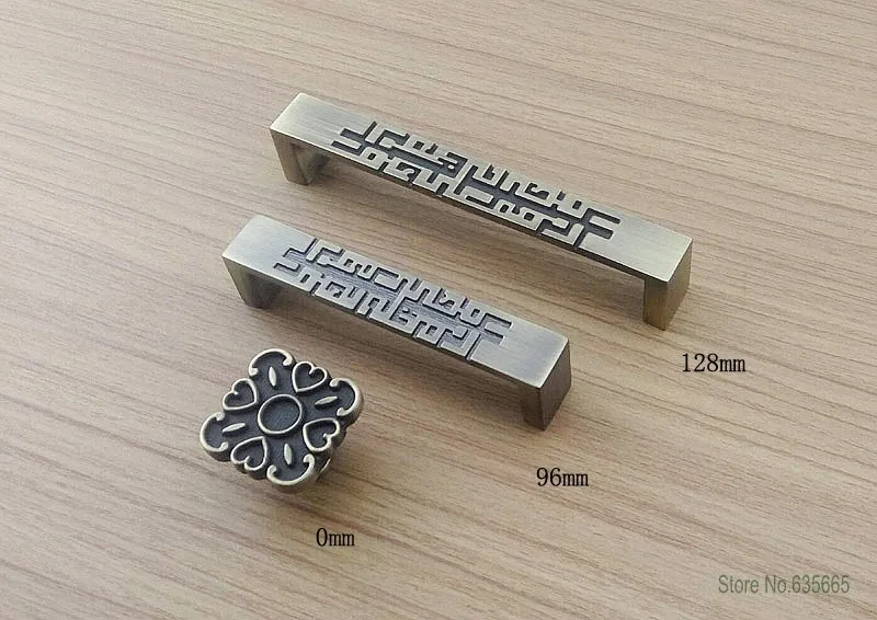 1 шт. антикварная бронза мебельная фурнитура Ручка кухонные шкафы дверные ручки