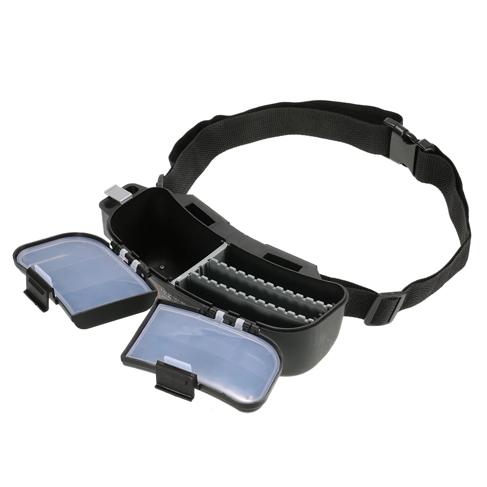 

Fishing Lure Reel Holder Container Fishing Bait Tackle Box Fishing Box Waist Carrier Storage Box ABS store fishing baits