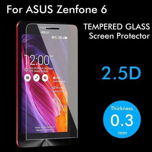2.5D Закаленное стекло для ASUS Zenfone 6 Высококачественная защитная пленка