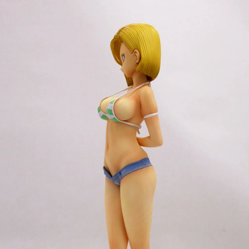 1/6 масштаб Dragon Ball Z Android 18 пляжная одежда стоящая осанка милый Ver. Сексуальная Смола GK Модель Коллекция аниме фигура