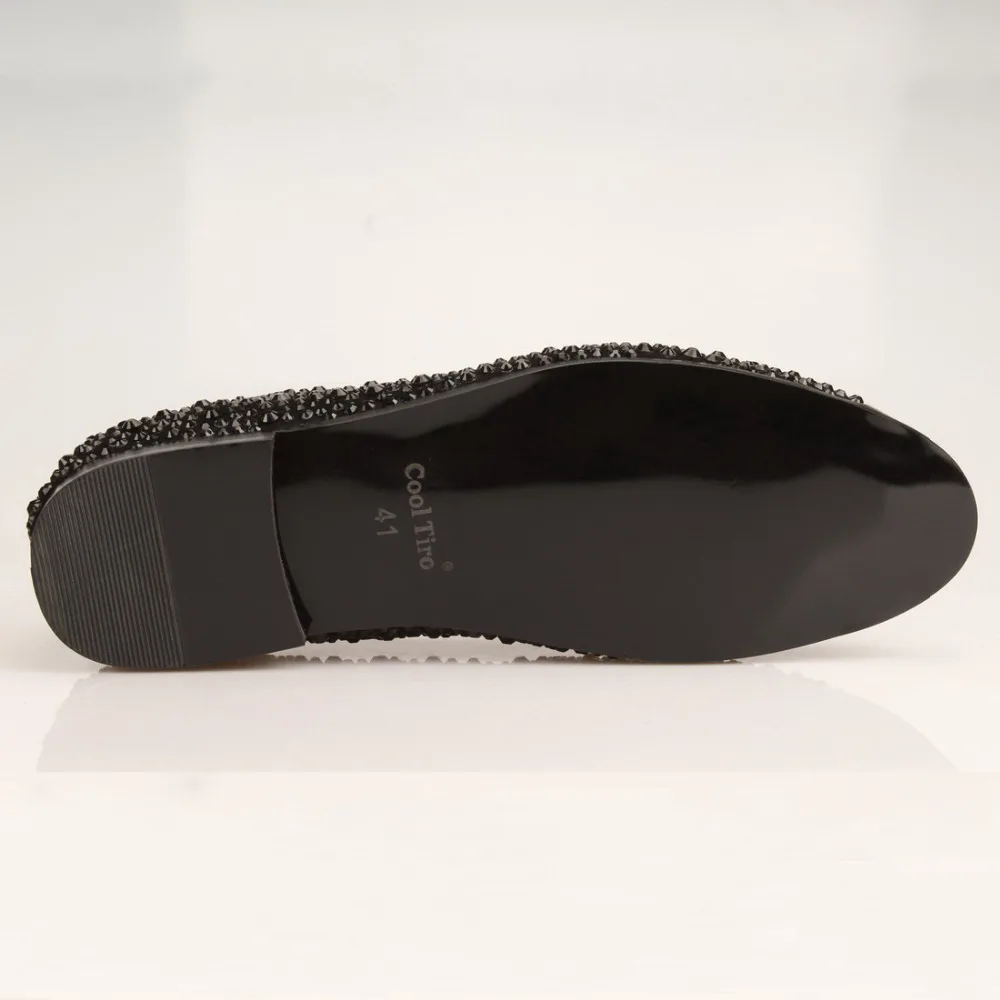 COOL TIRO/Новинка мужские туфли ручной работы из натуральной кожи с золотым