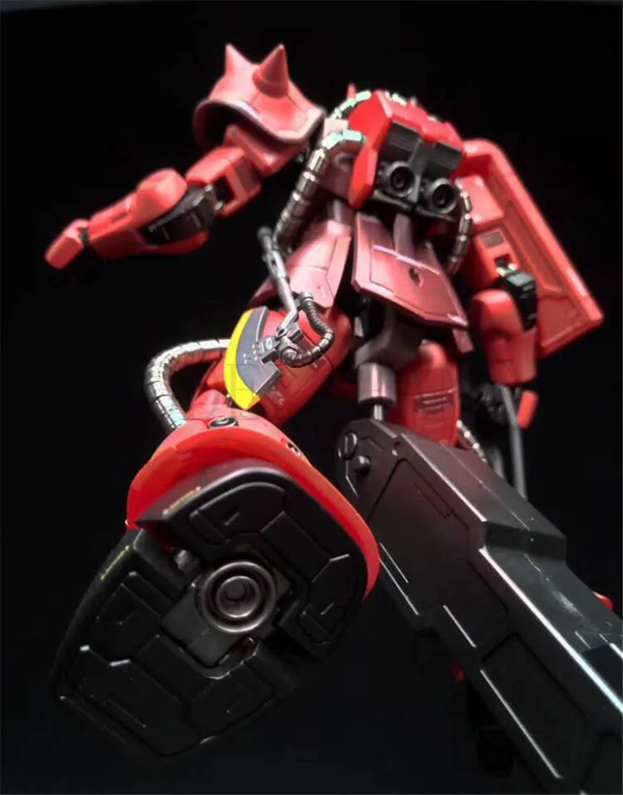Модели фанатов в наличии металлический солдат сборка MB gundam 1/100 красный табак Aznable
