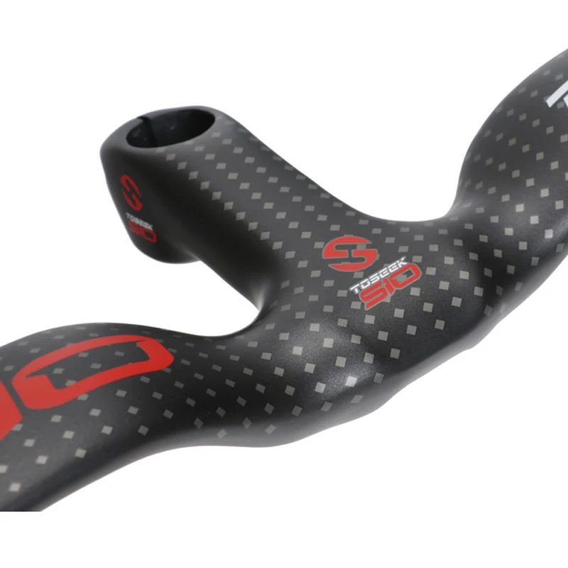 Купить TOSEEK UD полностью углеродное волокно дорожный велосипед Manillar Integrado Manillar Doblado Matte31.8 * 400/420440*90/100/110/120 мм Piezas De La B