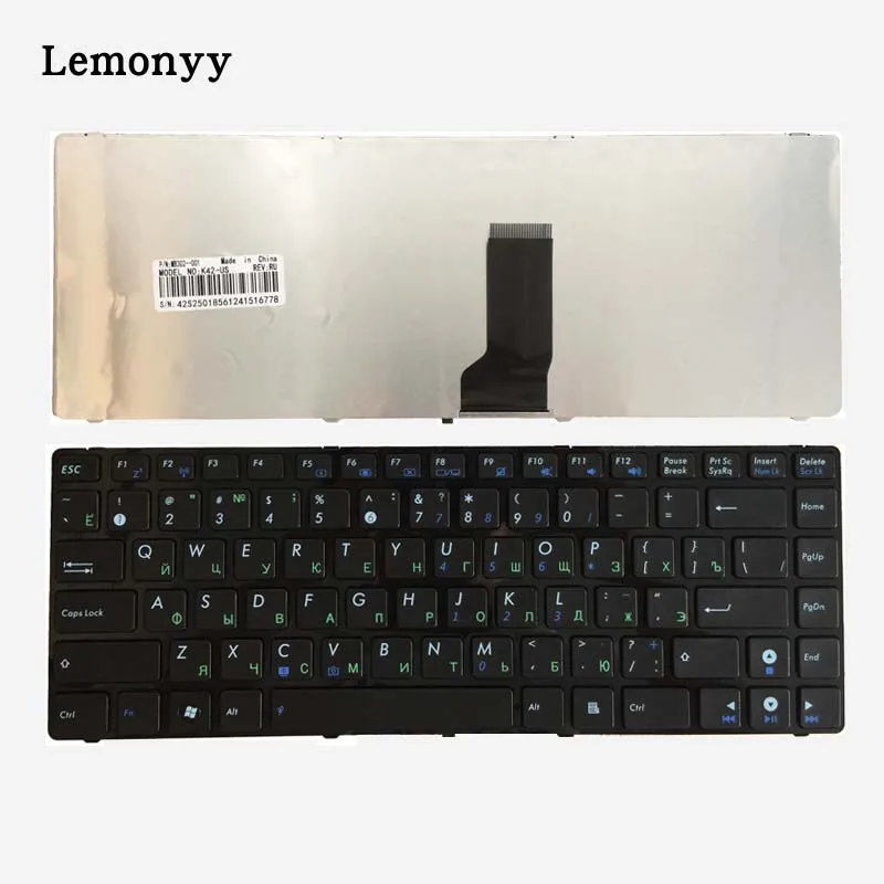 Русская клавиатура для ноутбука ASUS K42J X43 X43B A43S A42 K42 A42J X42J K43S UL30 N42 N43 B43 U41 K43S U35J UL80 RU Клавиатура ноутбука