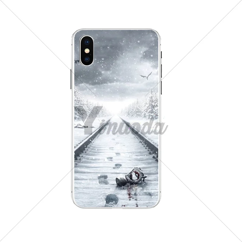 Yinuoda Метро 2033 DIY чехол для телефона Apple iPhone 7 6 6S плюс 8 х XS Макс 5 5S SE XR мобильных