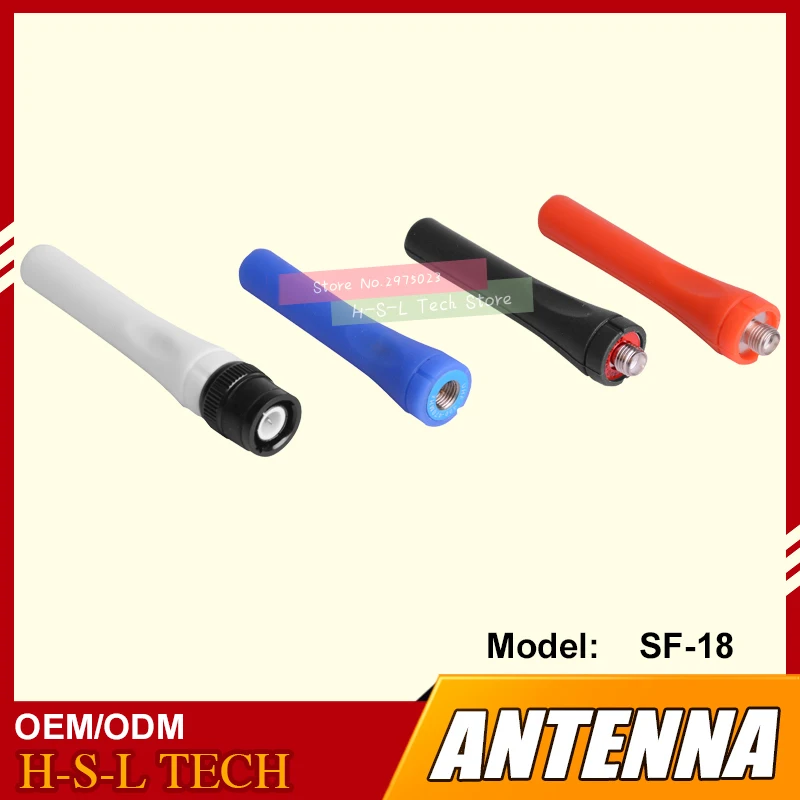 Большая антенна для Walkie-Talkie BNC/SMA 400-470Mhz UHF мини двухсторонняя радио короткая