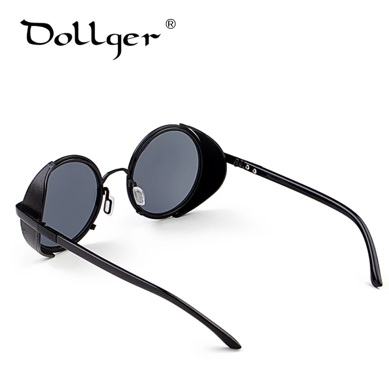 Dollger, винтажные круглые очки в стиле стимпанк, солнцезащитные очки для женщин, для мужчин, для мужчин, фирменный дизайн, паровой панк, круглые солнцезащитные очки для женщин, Gafas s004
