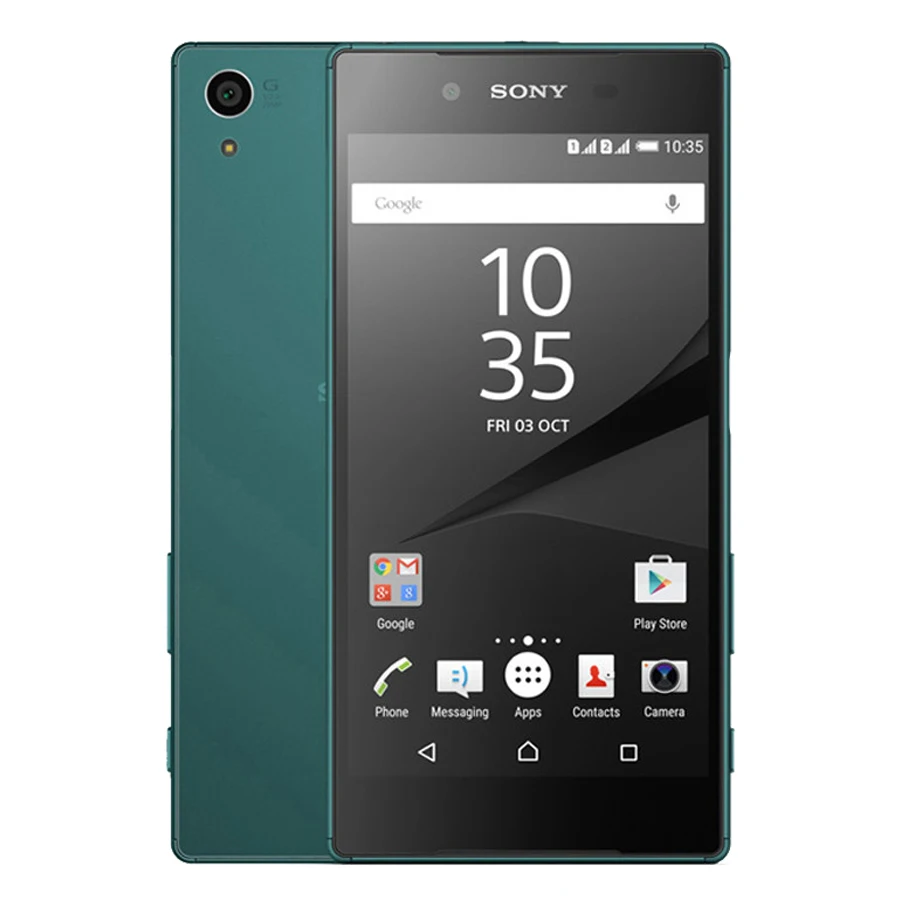 Green Разблокированный мобильный телефон sony Xperia Z5 E6653 3 ГБ ОЗУ 32 Гб ПЗУ GSM WCDMA 4G LTE Android Восьмиядерный 5,2 дюймов Камера 23 МП - Цвет: Green
