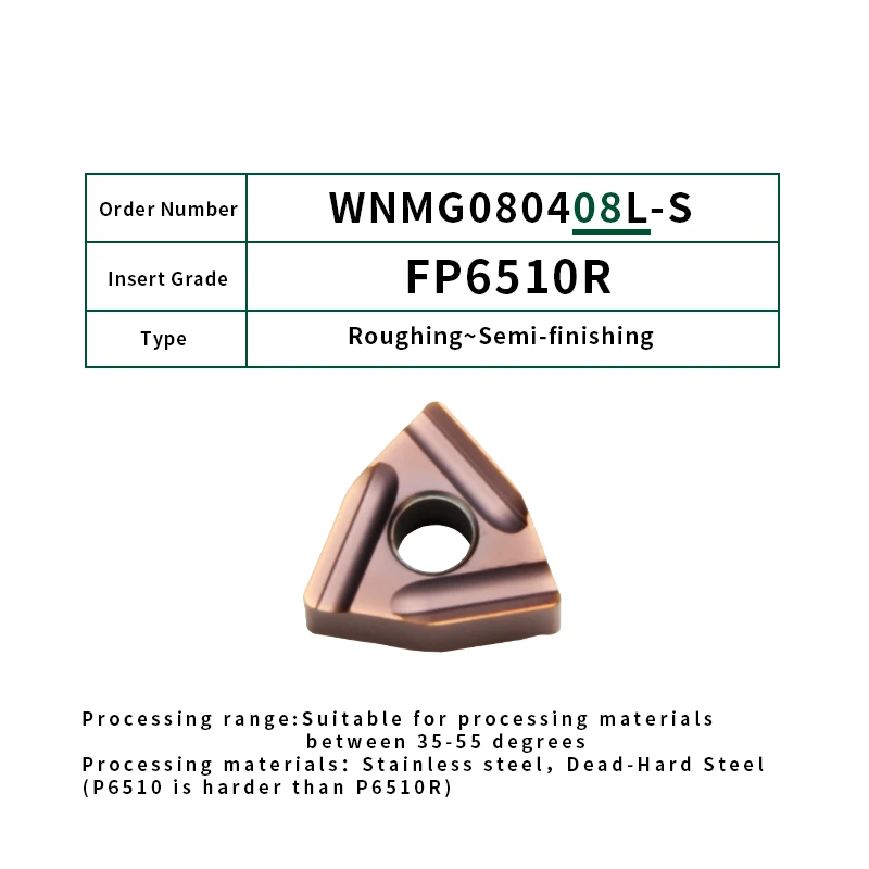 FivePears 10 шт. WNMG080404/08 12 см мА вставки карбида резец для наружной обточки ЧПУ токарные станки