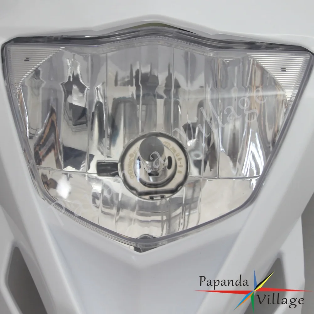 12V 35W Мотокросс Байк задний фонарь для Yamaha WR250F WR450F KAWASAKI KLX KX 250 450 2012- белый головной обтекатель