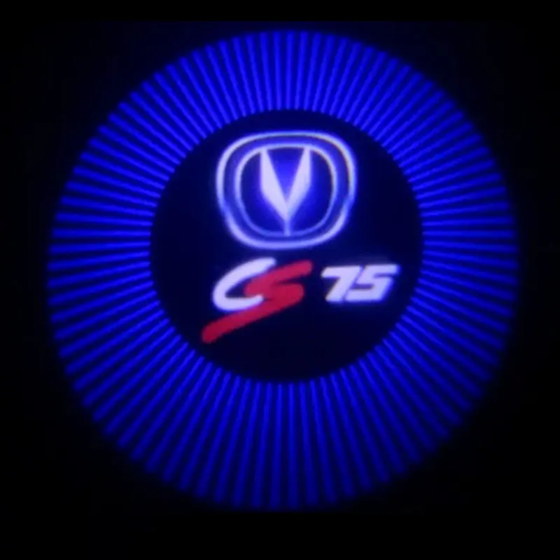 Слоновая кость ChangAn CS15, CS15 EV, CS35, CS75, Автомобильные специальные приветственные огни, модификация дверных огней, лампа проекции двери, 2 шт./лот - Цвет: Слоновая кость