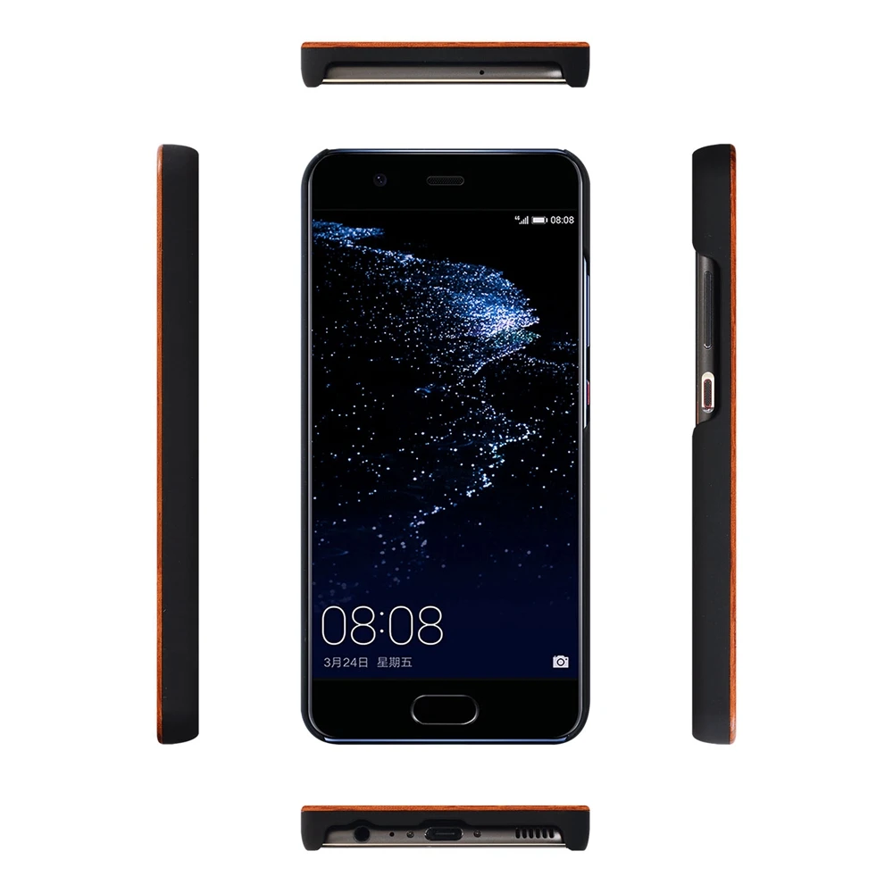 Модные тонкие роскошные бамбука Деревянный чехол для телефона для Huawei p9/p9plus/p9lite/G9/p10/p10 плюс деревянная крышка цветок крест покер узор