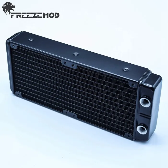 FREEZEMOD 240 мм алюминиевая двойная глазурь 45 мм Толщина компьютерная вода разрядка жидкостного тепла алюминиевый радиатор. SR-240SL