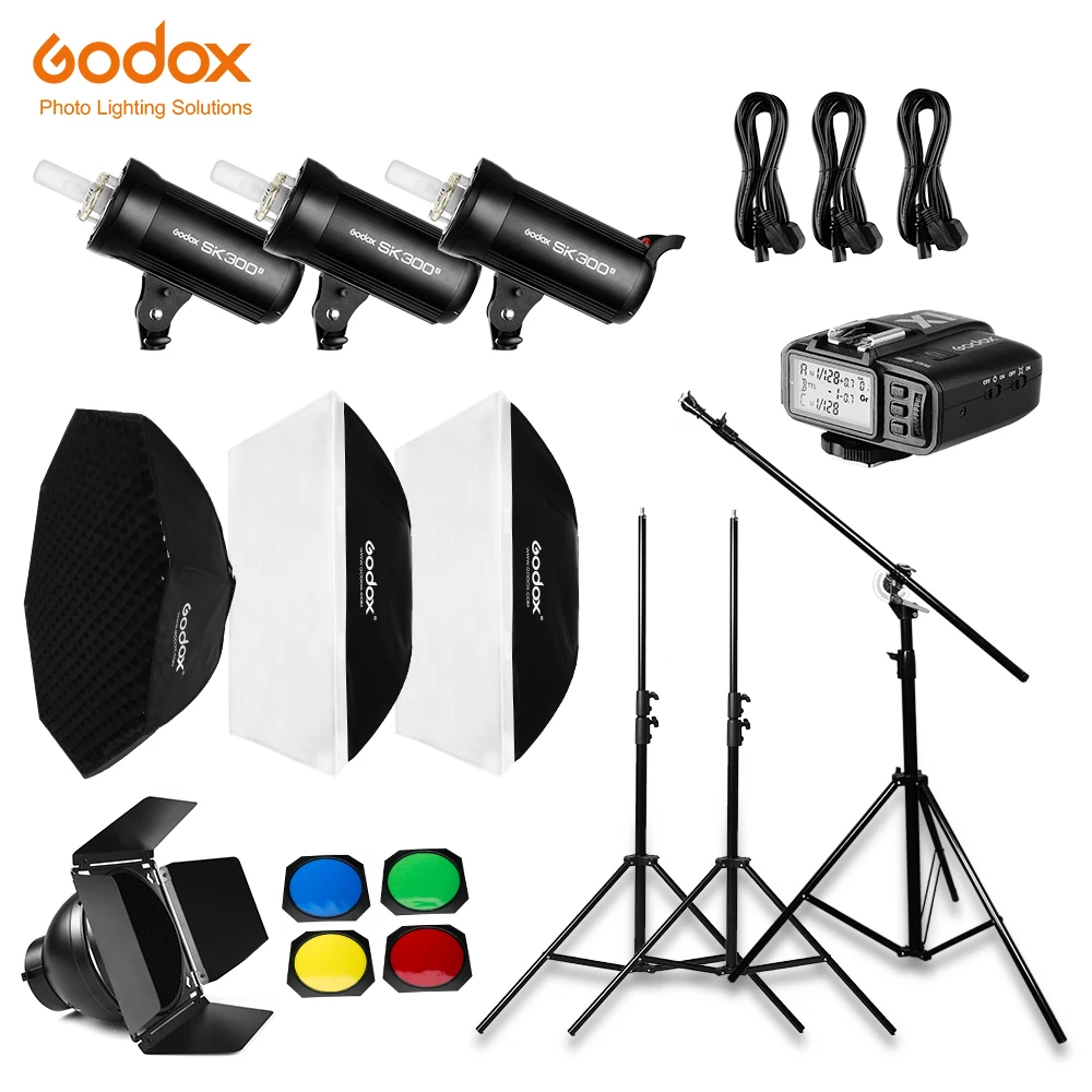 Godox 2PCS 280cm 2.8m Light Stand Tripod For AD200 AD600BM SK300II Studio Photo Flash 