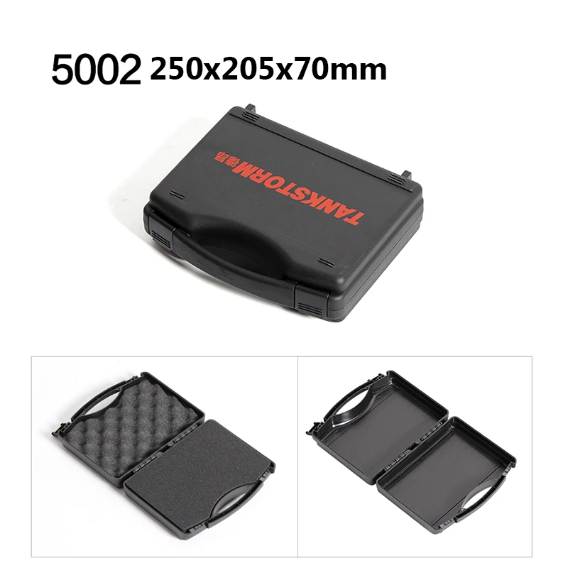 5002-250x205x70mm Защитный Безопасный инструмент ящик для инструментов пластиковый ящик для хранения инструментов чехол для костюма ударопрочный чехол для инструмента с пенопластом - Цвет: 5002-250x205x70mm