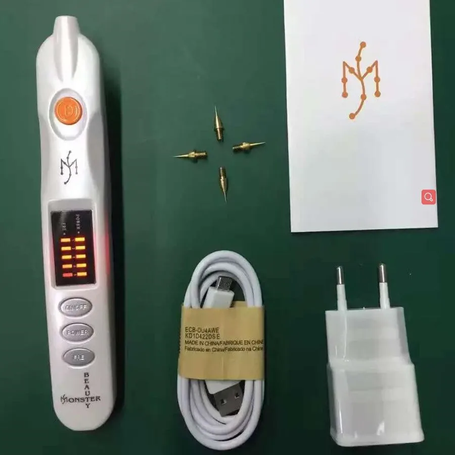 2019 высокомощная плазменная ручка для фибробластов удаления родинок темных точек