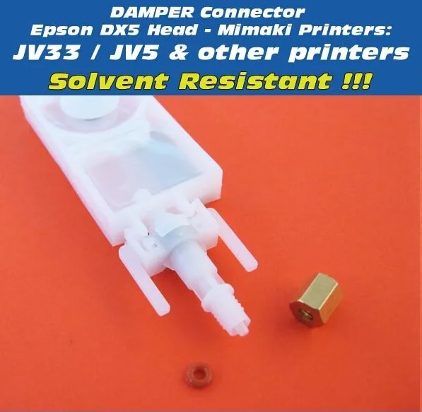 Коннектор демпфера DX5 с экологичным растворителем для Mimaki JV33 130 160 JV5 TS3 TS5 медный
