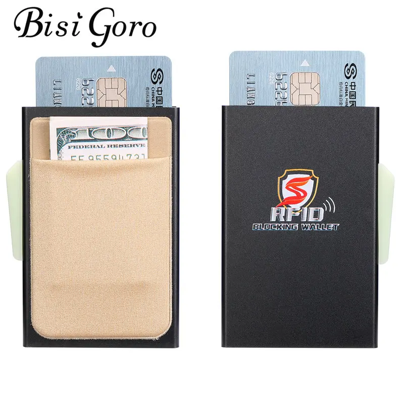 BISI GORO/RFID Бизнес Горячая Кредитная Держатель для карт многофункциональный