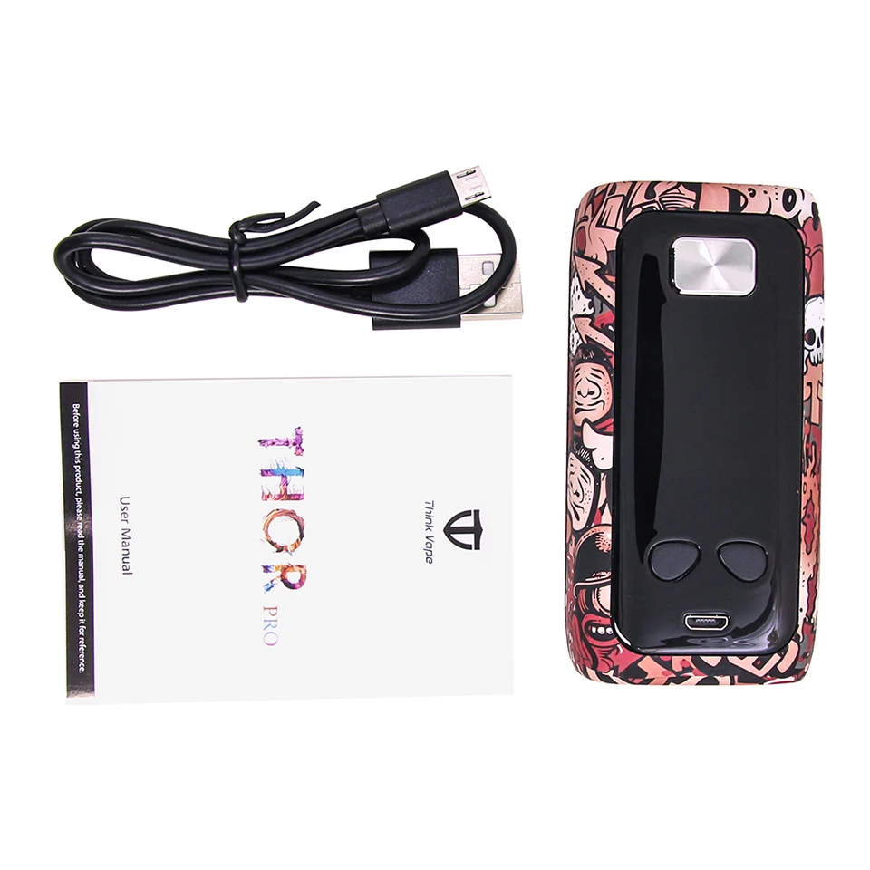 Оригинальный Think Vape Thor pro 220 W MOD ThinkVape TC Vapor Box dual 18650 VW/TC/режим обхода блокировки TFT
