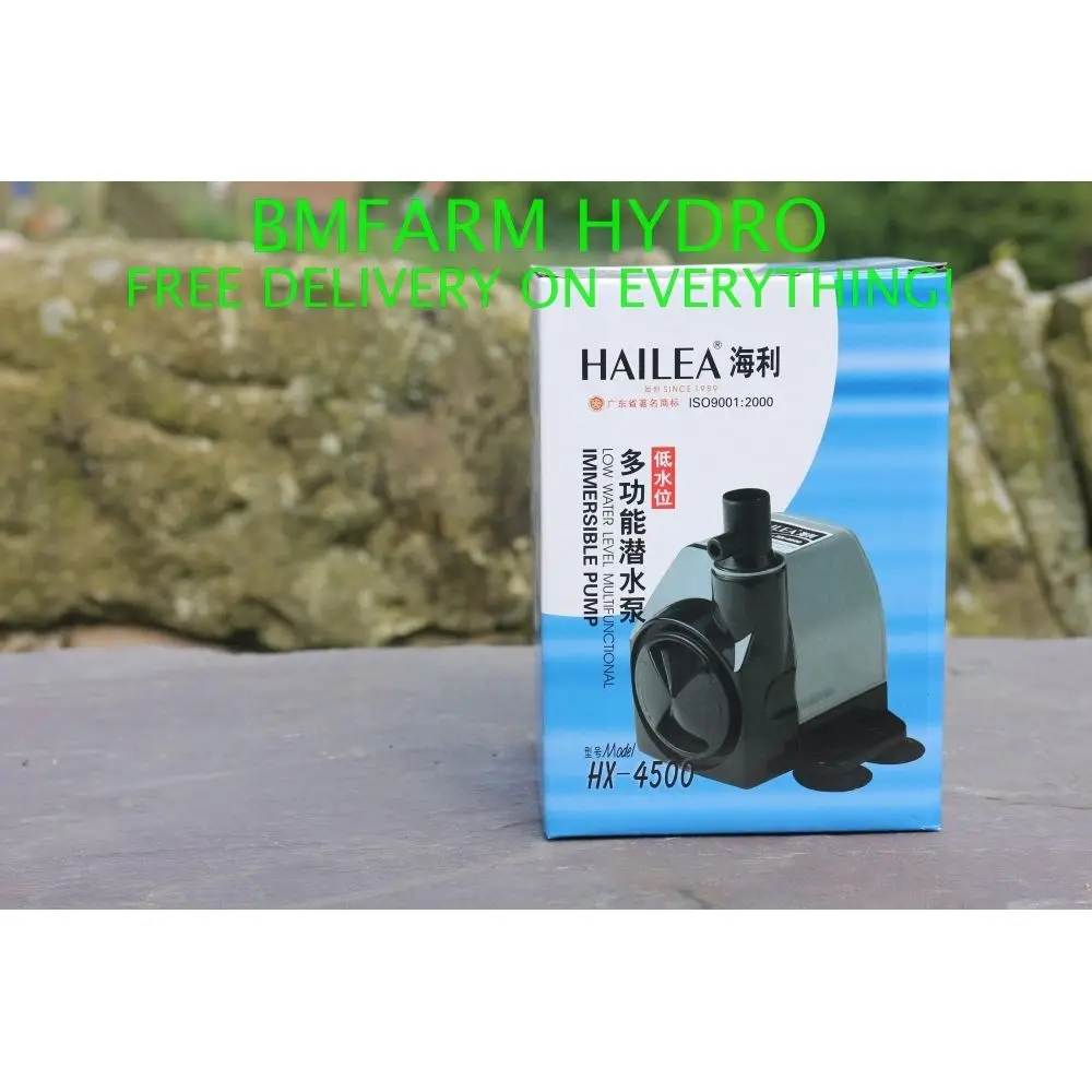 Фото Hailea HX-4500 погружной жидкой воды Гидропоника насоса пруда NFT 2000 LPH. Обустройство Hailea HX-4500 погружной жидкой воды Гидропоника насоса пруда NFT 2000 LPH. Обустройство