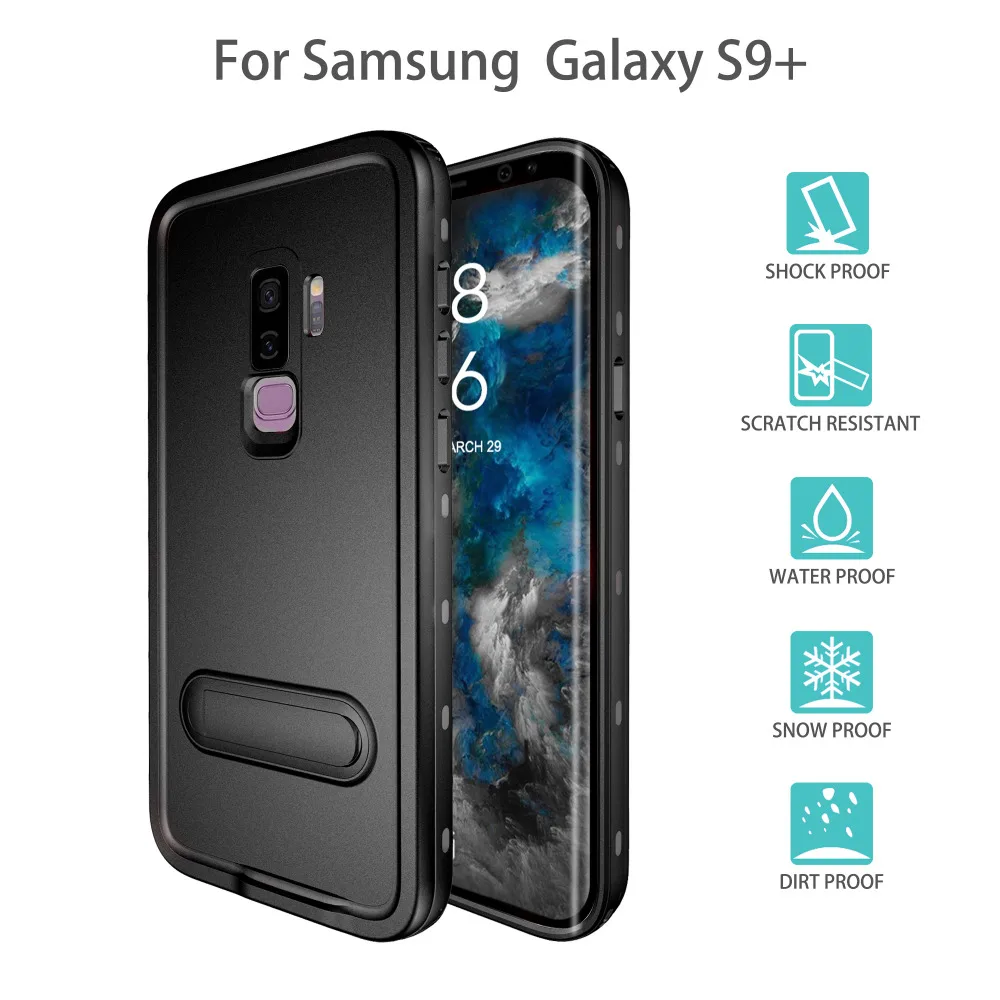 Водонепроницаемый чехол для samsung Galaxy S8 S9 примечание 9 Броня противоударный