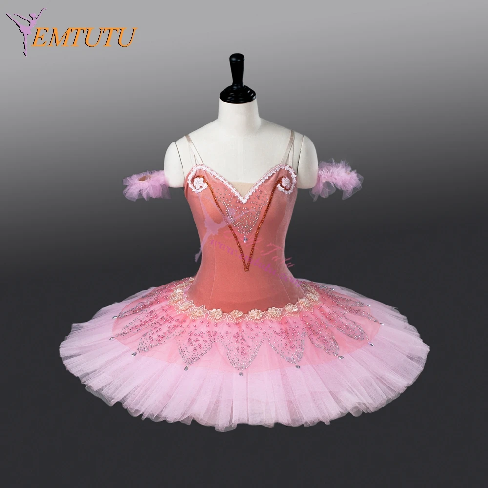 Профессиональная розовая балетная пачка для взрослых|ballet tutu costumes|sugar plum fairyclassical