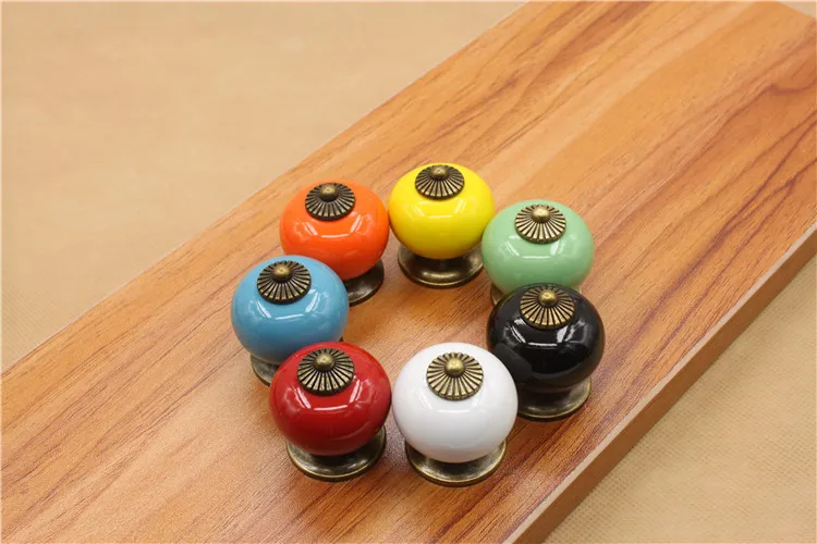 1 шт. Европейский современный простой керамический выдвижной ящик для шкафа |