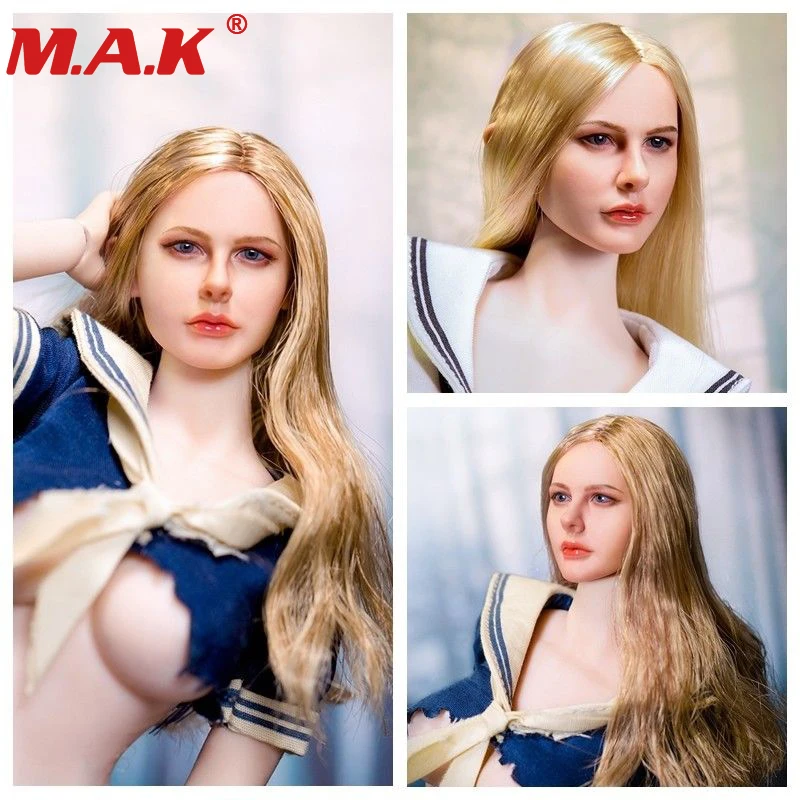 1/6 женская обувь Большие размеры для молодых леди голова резьба headplay Хлоя Моретц