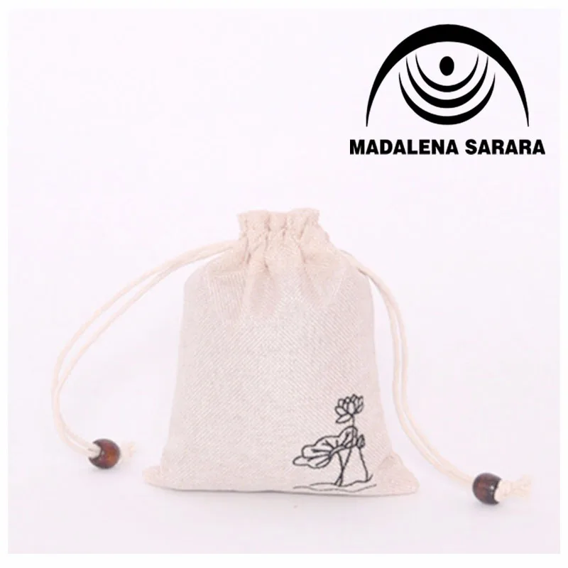 Hessian Lenin Pouches 11x14cm Jewelry Bag Storage Good Quality 20pcs/lot | Украшения и аксессуары