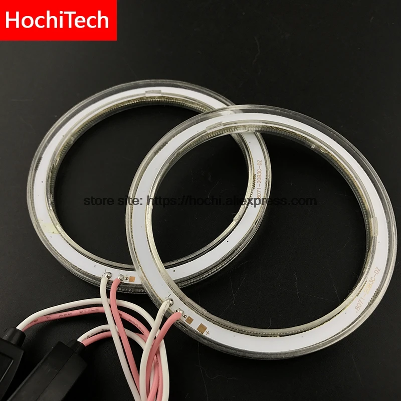 Для Volvo XC70 2008 2011 2012 COB Светодиодный дневной светильник Белый Halo Cob Led Ангельские Глазки кольцо без ошибок ультра яркий