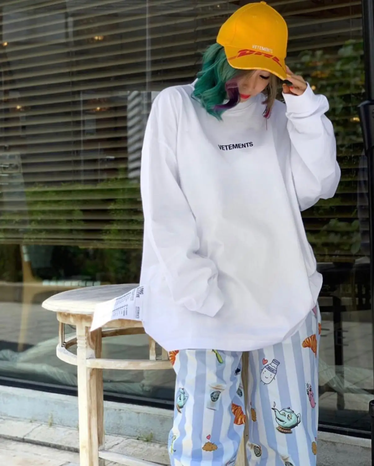 

19FW Latest Summer VETEMENTS autumn winter Hip-hop LONG SLEEVE Women Men T-Shirts Oversize Letter printing Top Tees