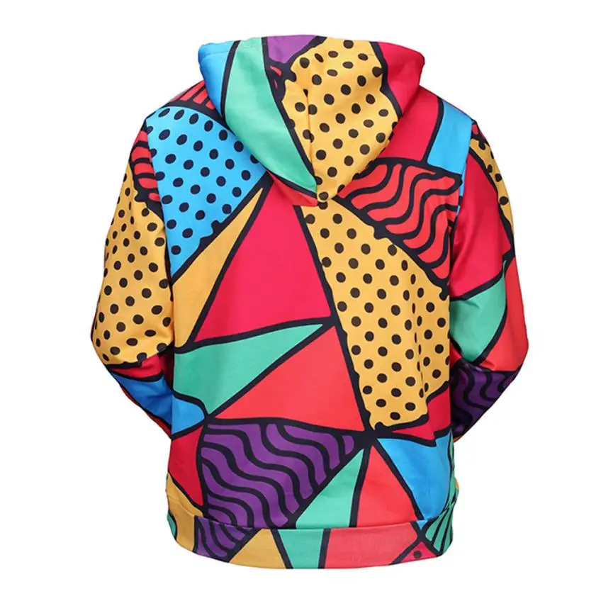 

New Vogue Sweatshirt Men Printed 3D Hoodies Hooded Tees Tops Patchwork Coat Long Sleeve Outwear Casual Roupas Masculina #AA