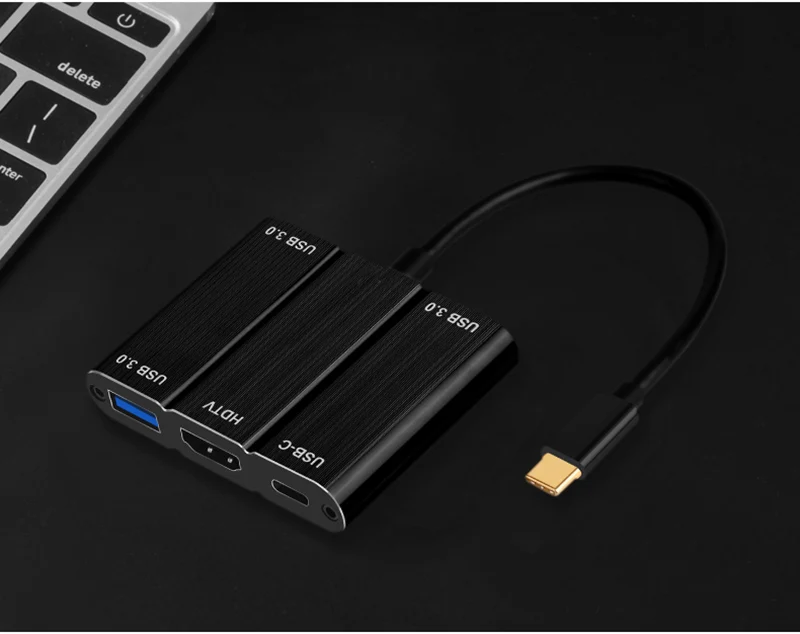 BFOLLOW 5 в 1 type C к HDMI USB 3,0 PD зарядный адаптер 4K 60Hz кабель для huawei mate 20 20X P20 Pro Xiaomi 9 iPad Pro