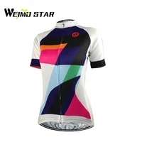 weimostar 2021 womens cycling jersey pro team sports short sleeve clothing