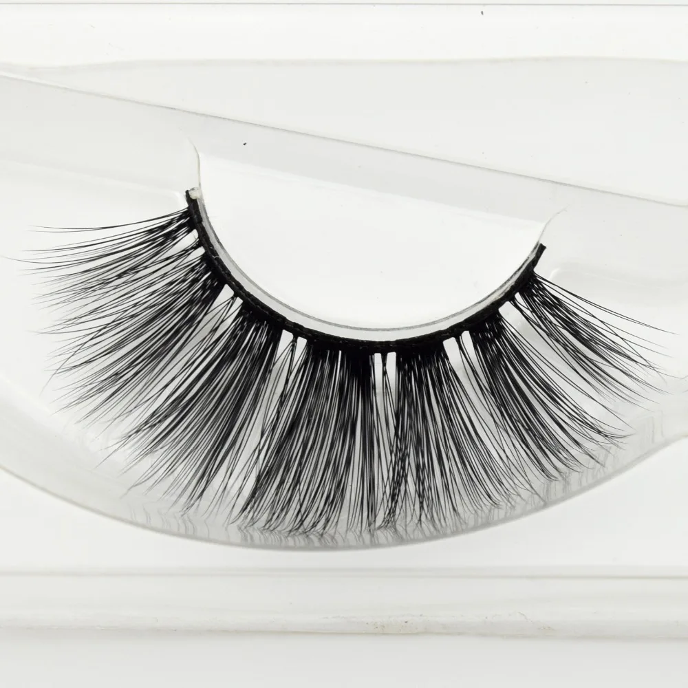 

3D Silk Lashes Individual Eyelash Thick Natural Soft Faux Eyelashes Silk Eye Lash Extensions Makeup Black New Arrival Silk-D37