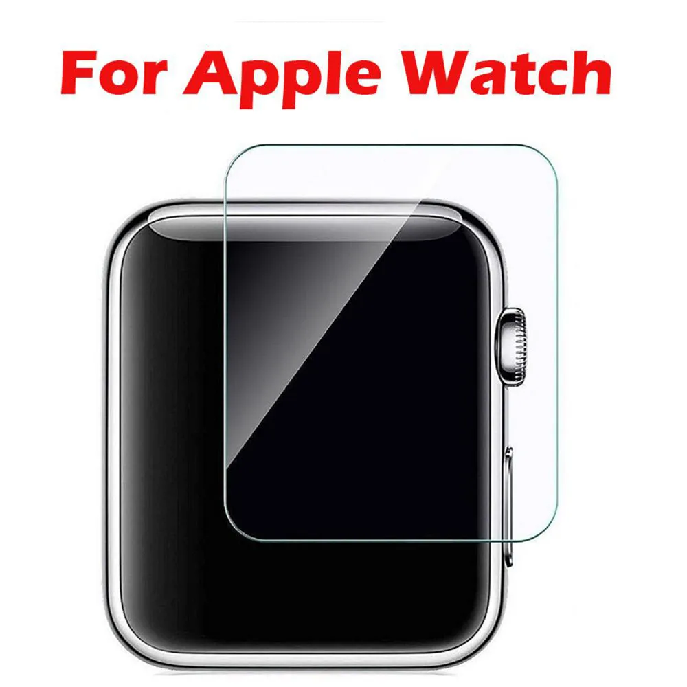 New 3-PACK Tempered Glass Screen Protector For Apple Watch Series 1/2/3 42mm Ultra-thin Transparent Film | Электроника