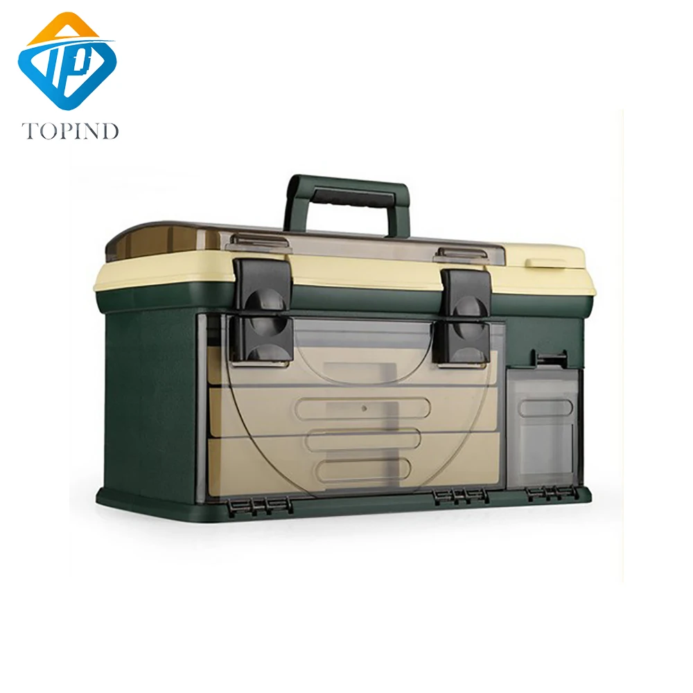 2 шт. 550*300*300 мм PP+ PC+ TPE большой ящик для рыболовных снастей Высокое качество TPE ручка рыболовные коробки инструменты для ловли карпа рыболовные принадлежности
