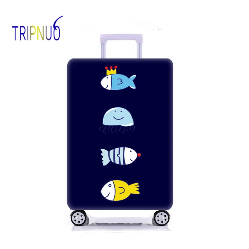 TRIPNUO эластичная ткань с белым кроликом Чемодан защитная крышка Suitable18 32 дюйма