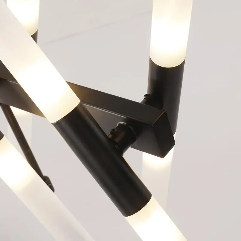 Бутики Витрина Черный G9 LED люстра постмодерн кафе столовая люстры американский