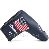 1pc blade covers for golf scotty cameron putter usa flag red super bees embroidery