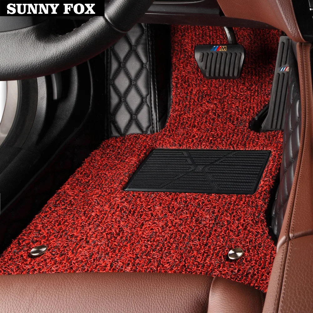 SUNNY FOX автомобильные коврики для Kia Soul K7 Cadenza 5D тяжелых ног случае Нескользящие