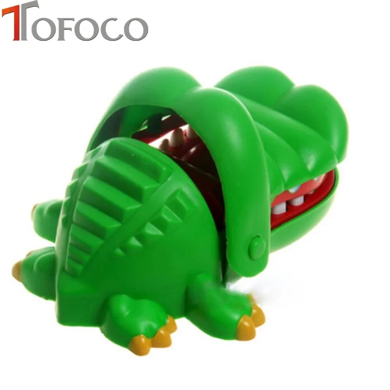 TOFOCO Забавный трюк мультфильм животное игрушка крокодил стоматолога укуса рот