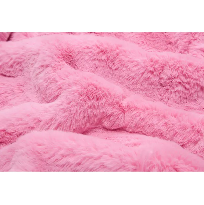 Оптовая продажа длинное стильное меховое пальто модное мужское зимнее розовый