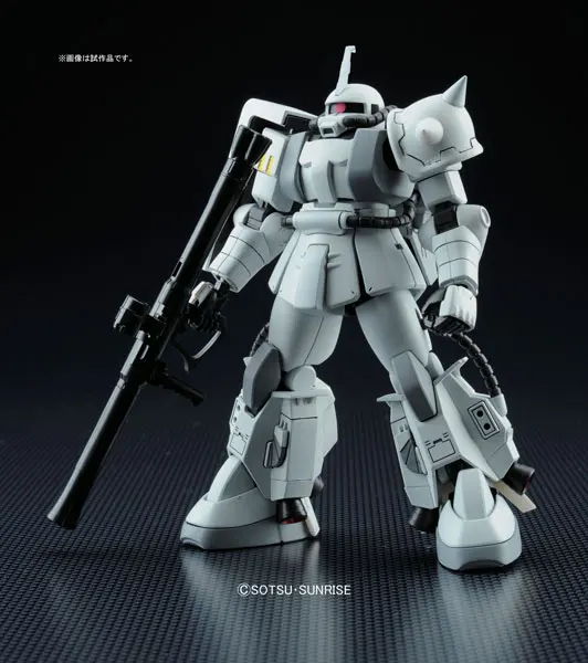 Модель Gundam HG 1/144 MS-06R-1A ZAKU II, Белый Волк GUNDAM, Готовая модель, один бронежилет, свободный мобильный костюм, детские игрушки