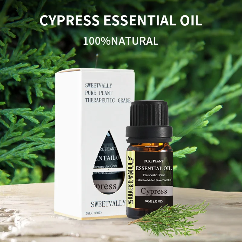 Эфирное масло Cypress 10 мл для диффузора горелка органическое Снятие напряжения