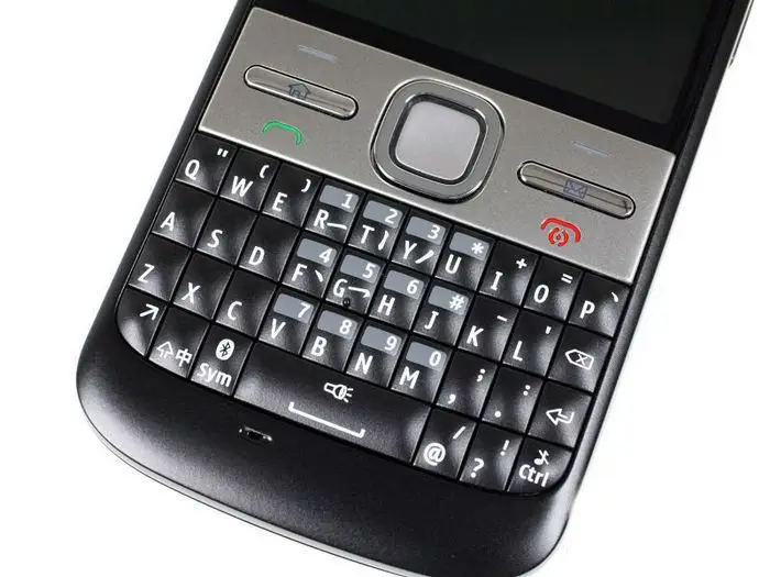 Восстановленный разблокированный Nokia E5 5MP камера 3g сеть Русская клавиатура Русский язык Сотовые телефоны Быстрая